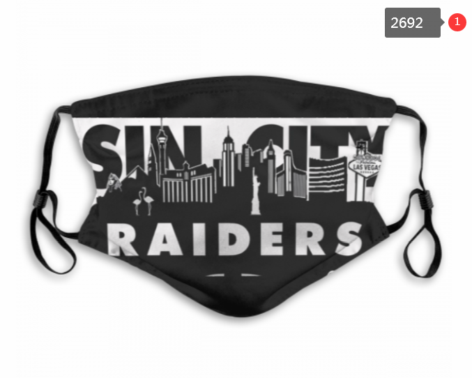 NFL Oakland Raiders #13 Dust mask with filter